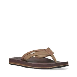 Men's Shoes Sanuk ZIGGY Flip Flop Water-Resistant Sandals 1116734 TAN