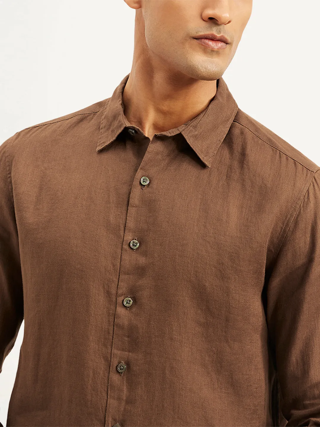Men's Solid Slim Fit Shirt