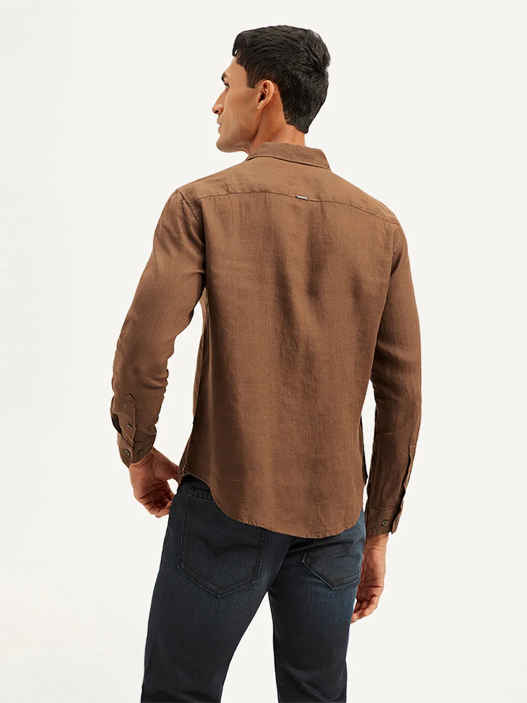 Men's Solid Slim Fit Shirt