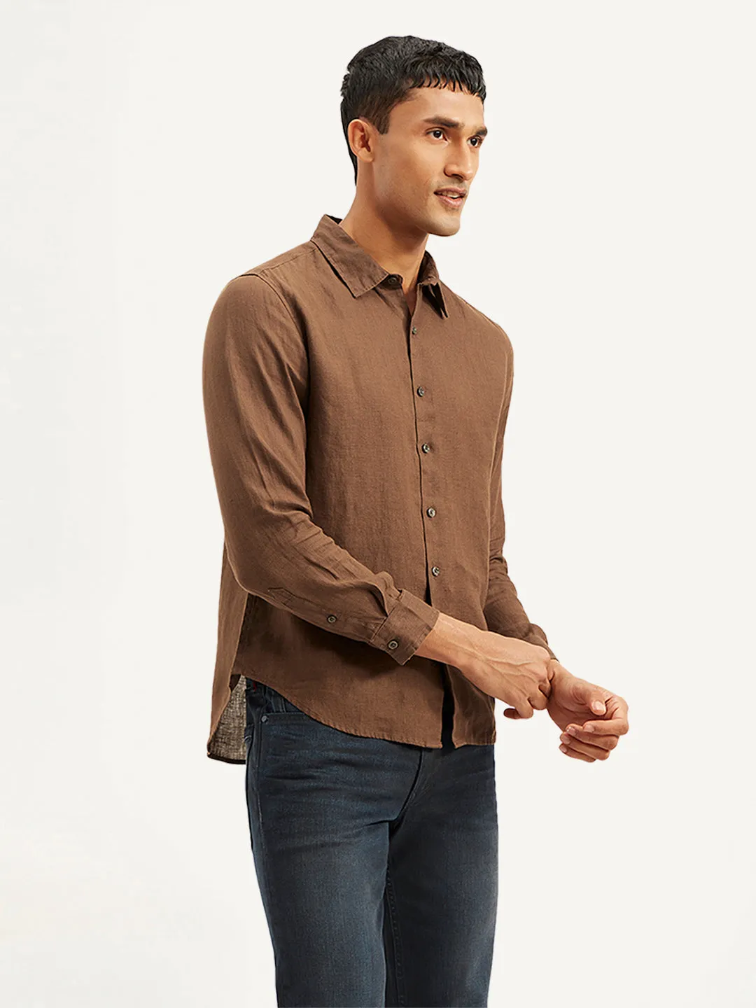 Men's Solid Slim Fit Shirt