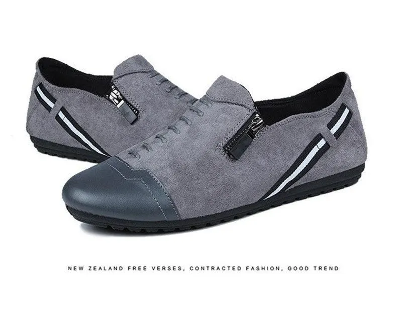 Men's Suede Zip Up's