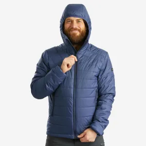 Men's Synthetic Mountain Trekking Hooded Padded Jacket - MT100 - 5°C