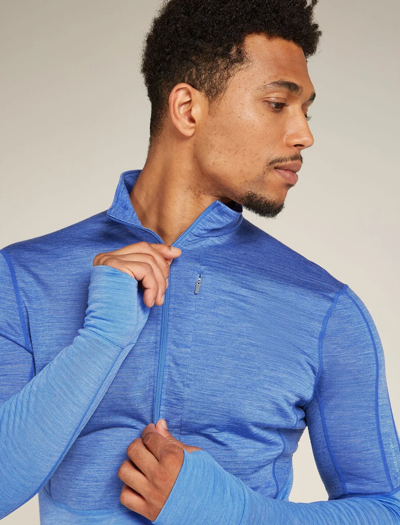 Merino Blend 200 Realfleece™ Descender Long Sleeve Half Zip Jacket (Men's) - IBBA56VY - Past Season
