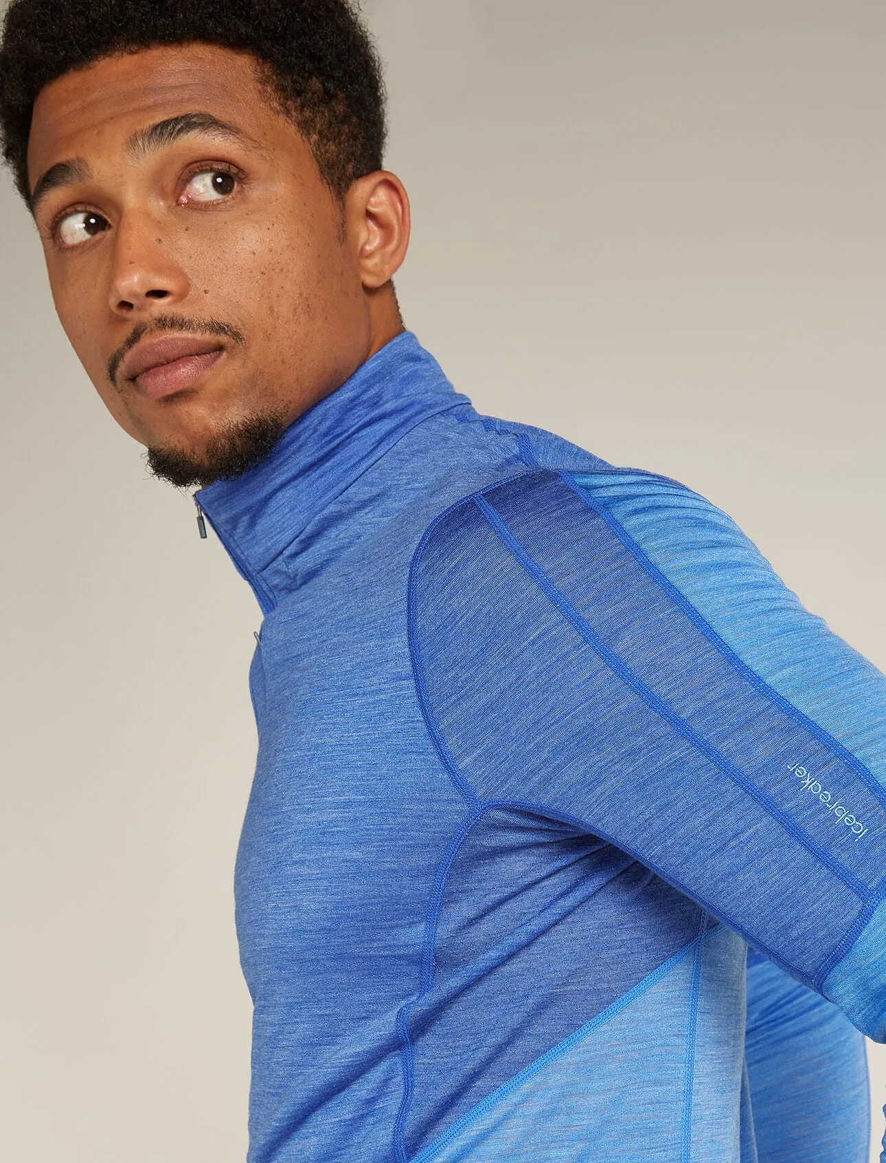 Merino Blend 200 Realfleece™ Descender Long Sleeve Half Zip Jacket (Men's) - IBBA56VY - Past Season