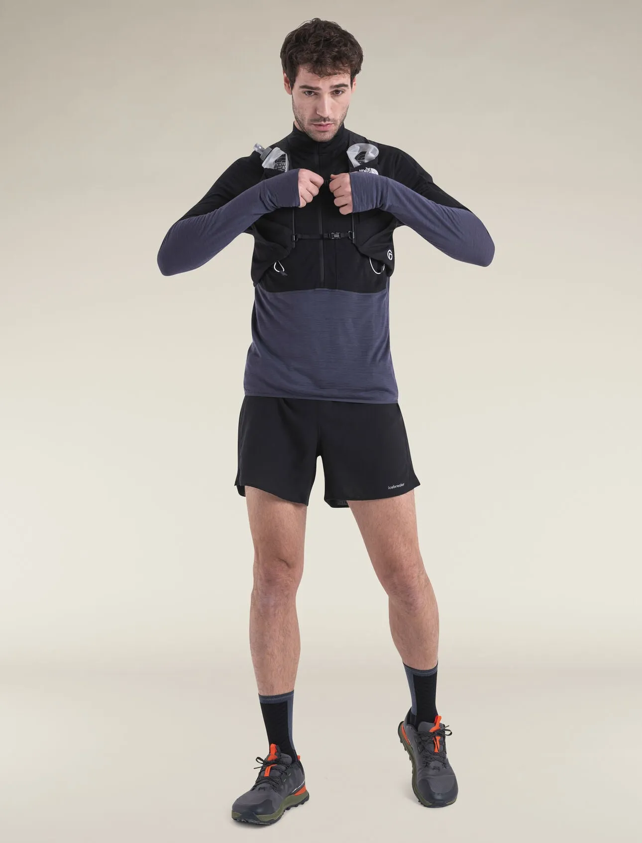 Merino Blend 200 Realfleece™ Descender Long Sleeve Half Zip Jacket (Men's) - IBBA56VY - Past Season
