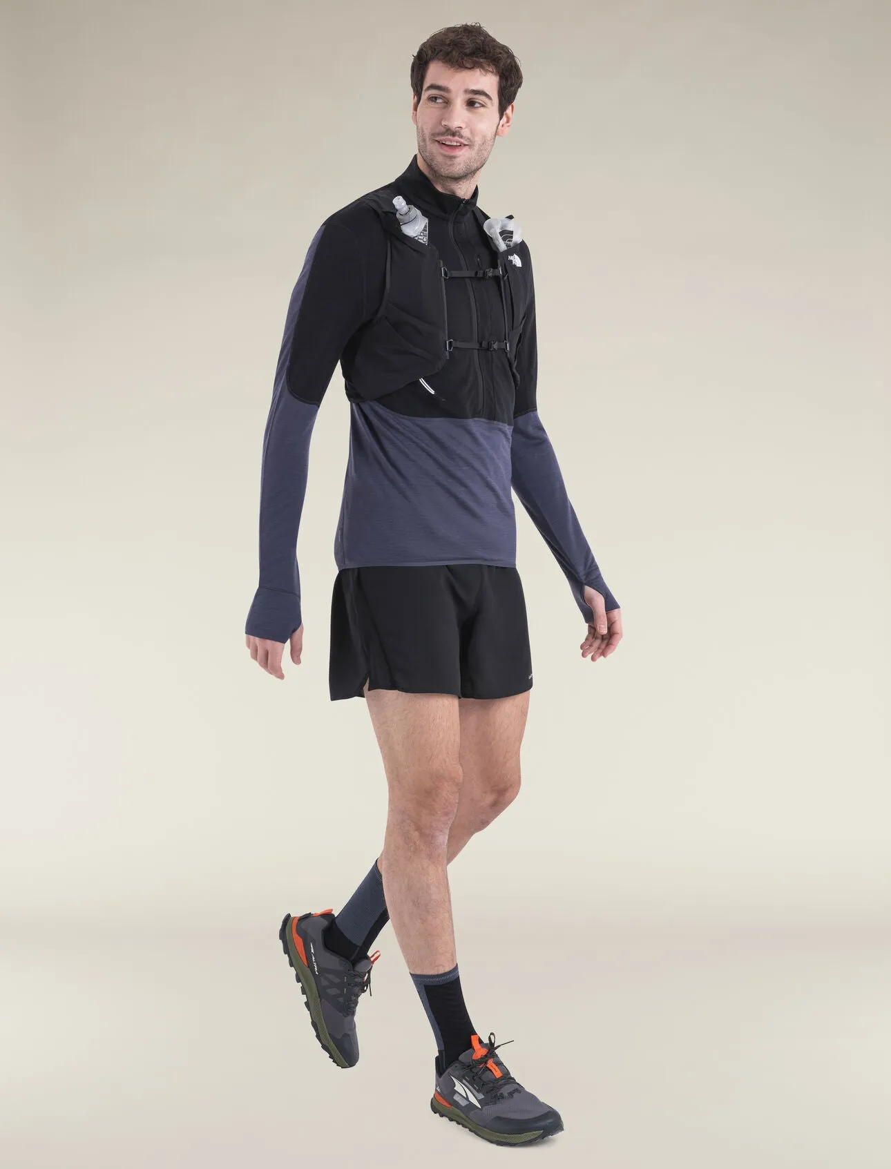 Merino Blend 200 Realfleece™ Descender Long Sleeve Half Zip Jacket (Men's) - IBBA56VY - Past Season