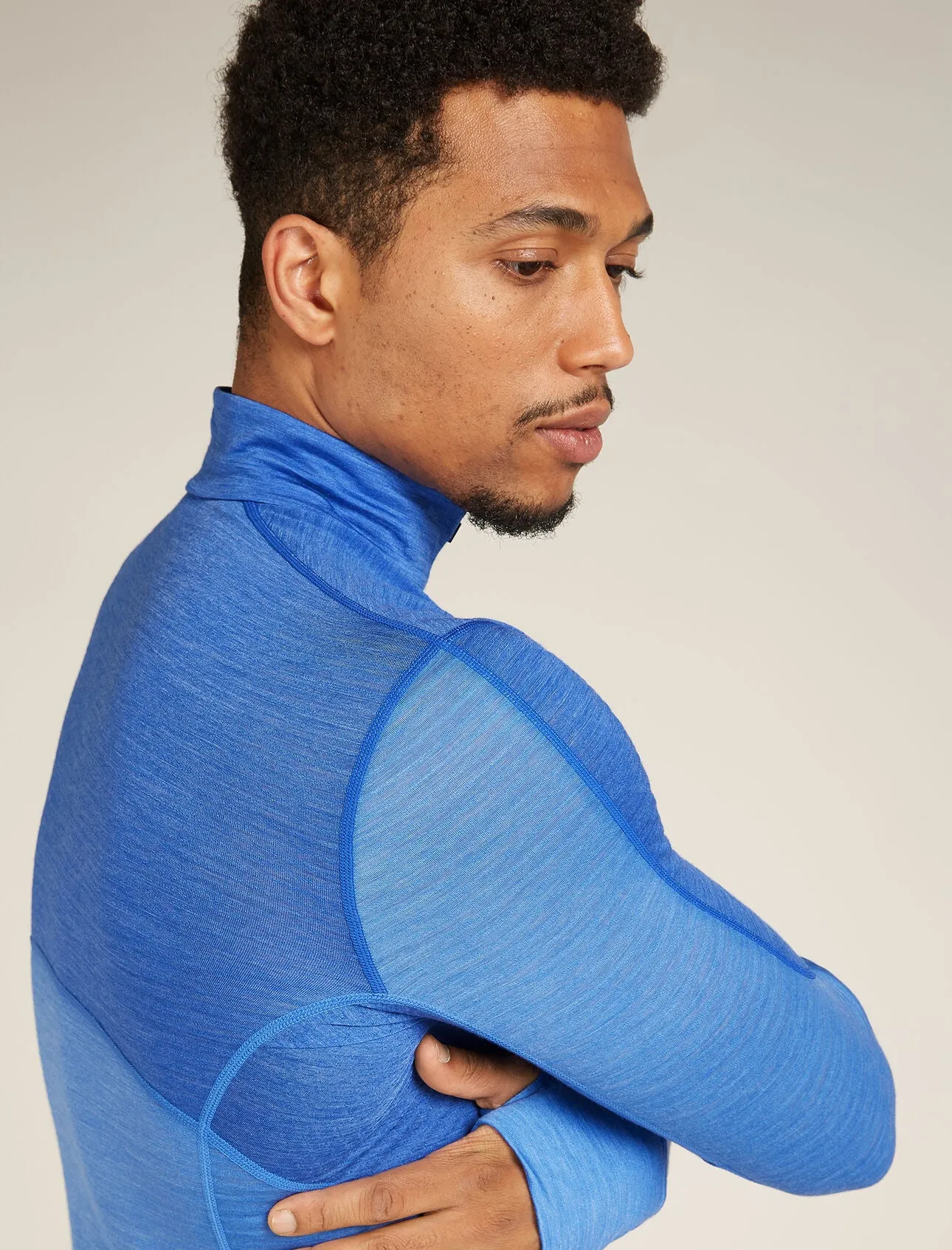 Merino Blend 200 Realfleece™ Descender Long Sleeve Half Zip Jacket (Men's) - IBBA56VY - Past Season