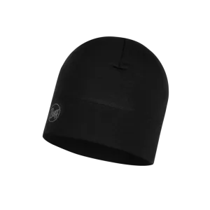 Merino Midweight Beanie - Solid Black