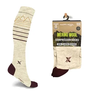 Merino Wool Compression Boot Socks - Hiking, Camping, Snow*