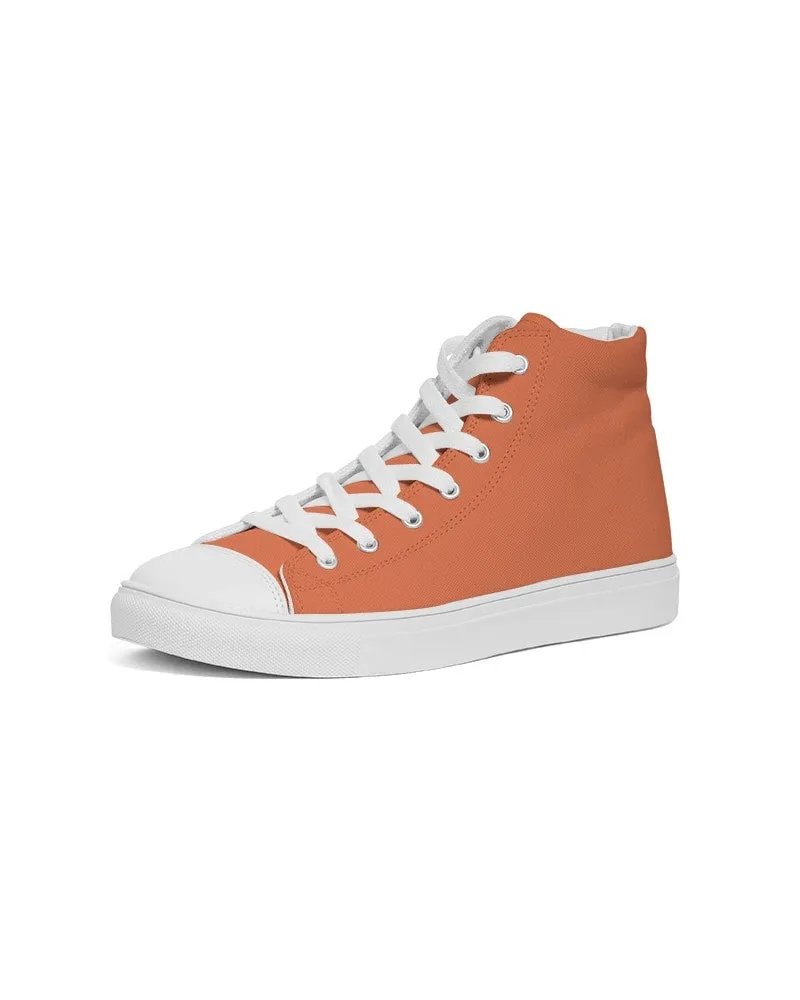 Midtone Orange High-Top Canvas Sneakers | Women's | C0M70Y80K0