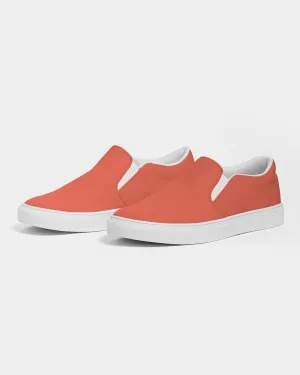 Midtone Red Slip-On Canvas Sneakers | Women's | C0M80Y80K0