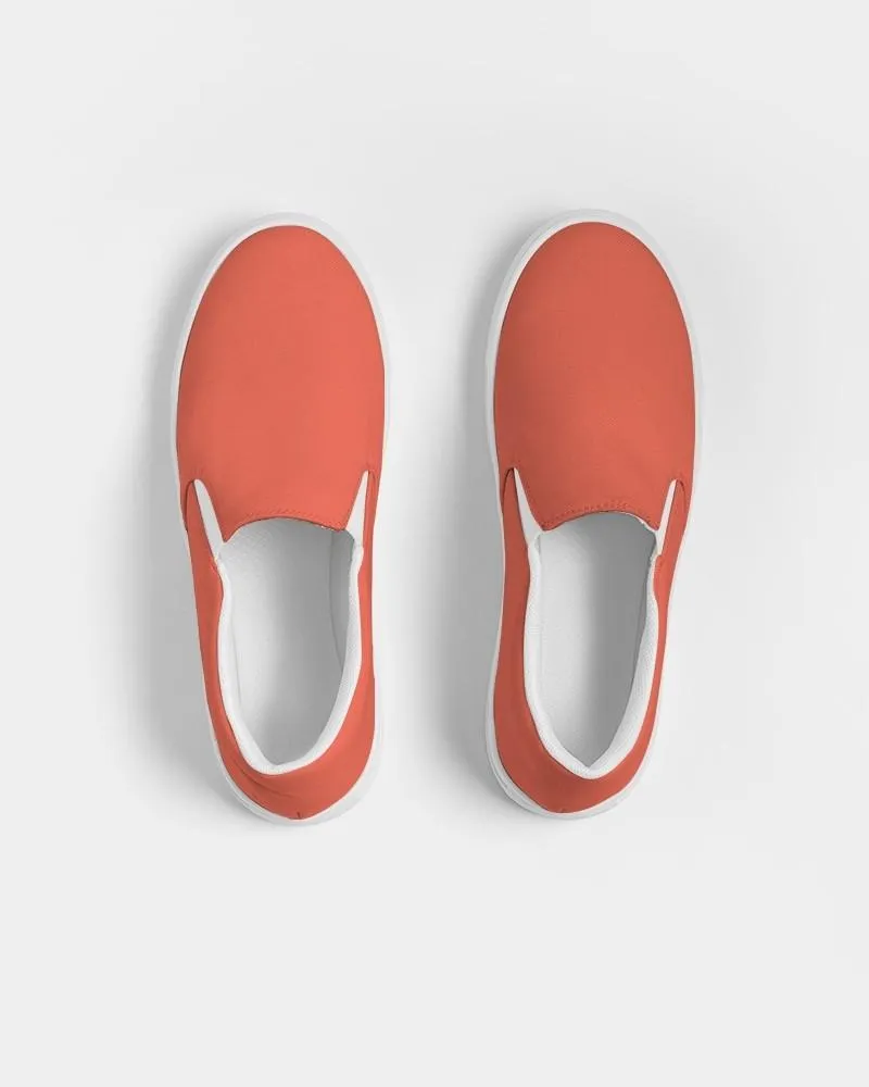 Midtone Red Slip-On Canvas Sneakers | Women's | C0M80Y80K0