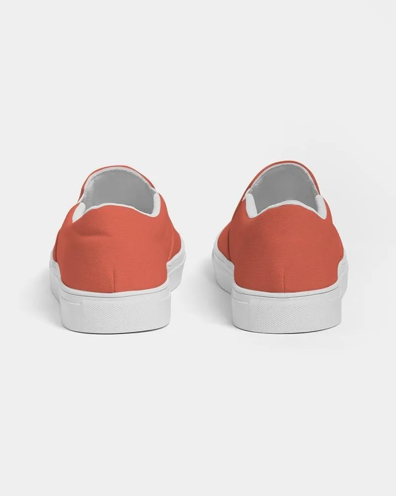 Midtone Red Slip-On Canvas Sneakers | Women's | C0M80Y80K0
