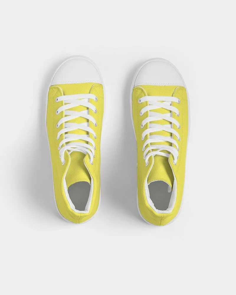 Midtone Yellow High-Top Canvas Sneakers | Women's | C0M0Y80K0