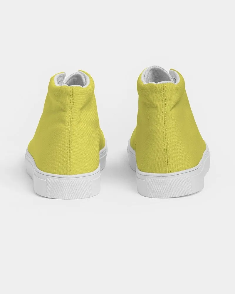 Midtone Yellow High-Top Canvas Sneakers | Women's | C0M0Y80K0