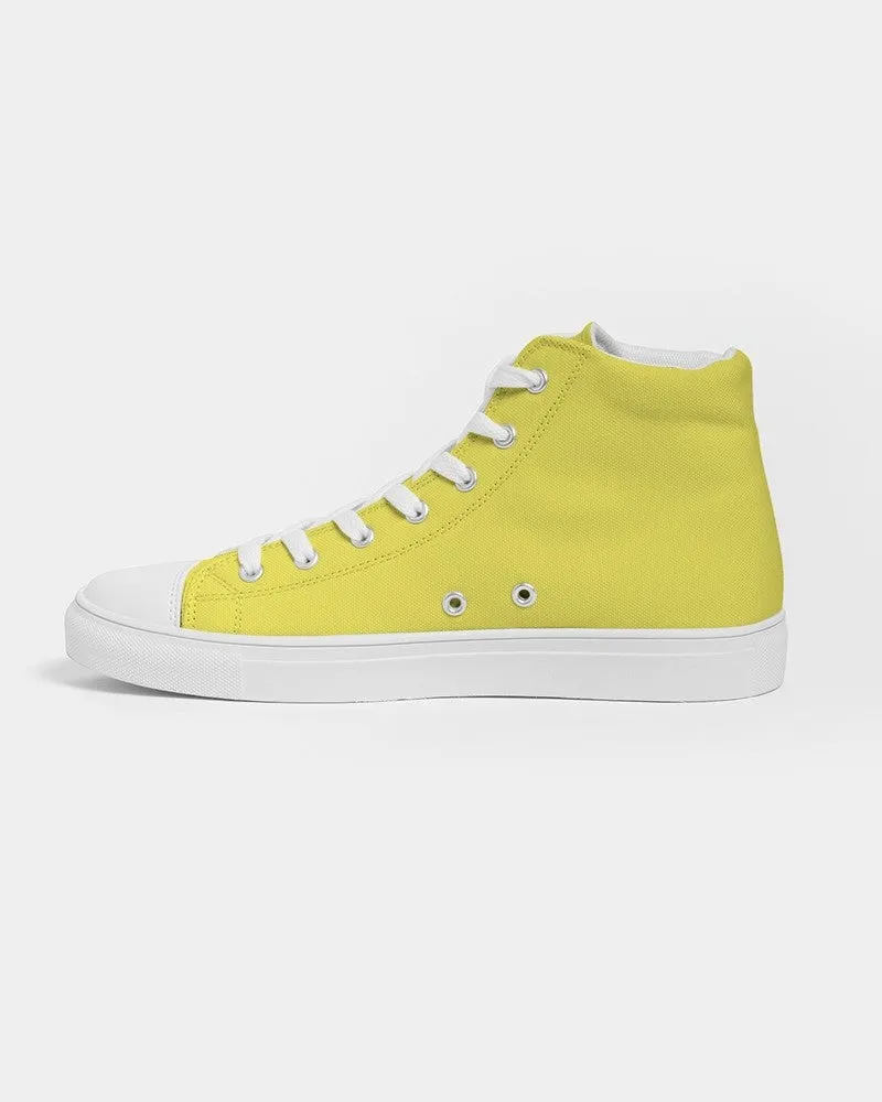 Midtone Yellow High-Top Canvas Sneakers | Women's | C0M0Y80K0