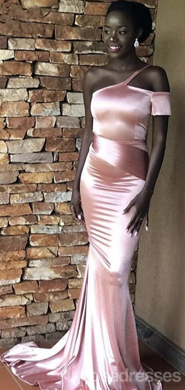 Mismatched Mermaid Sleeveless Cheap Long Bridesmaid Dresses Online, WG917