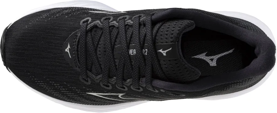 Mizuno Wave Rider 28 WIDE FIT (D) Womens Running Shoes - Black