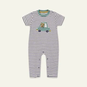 Multicoloured Car Applique Romper