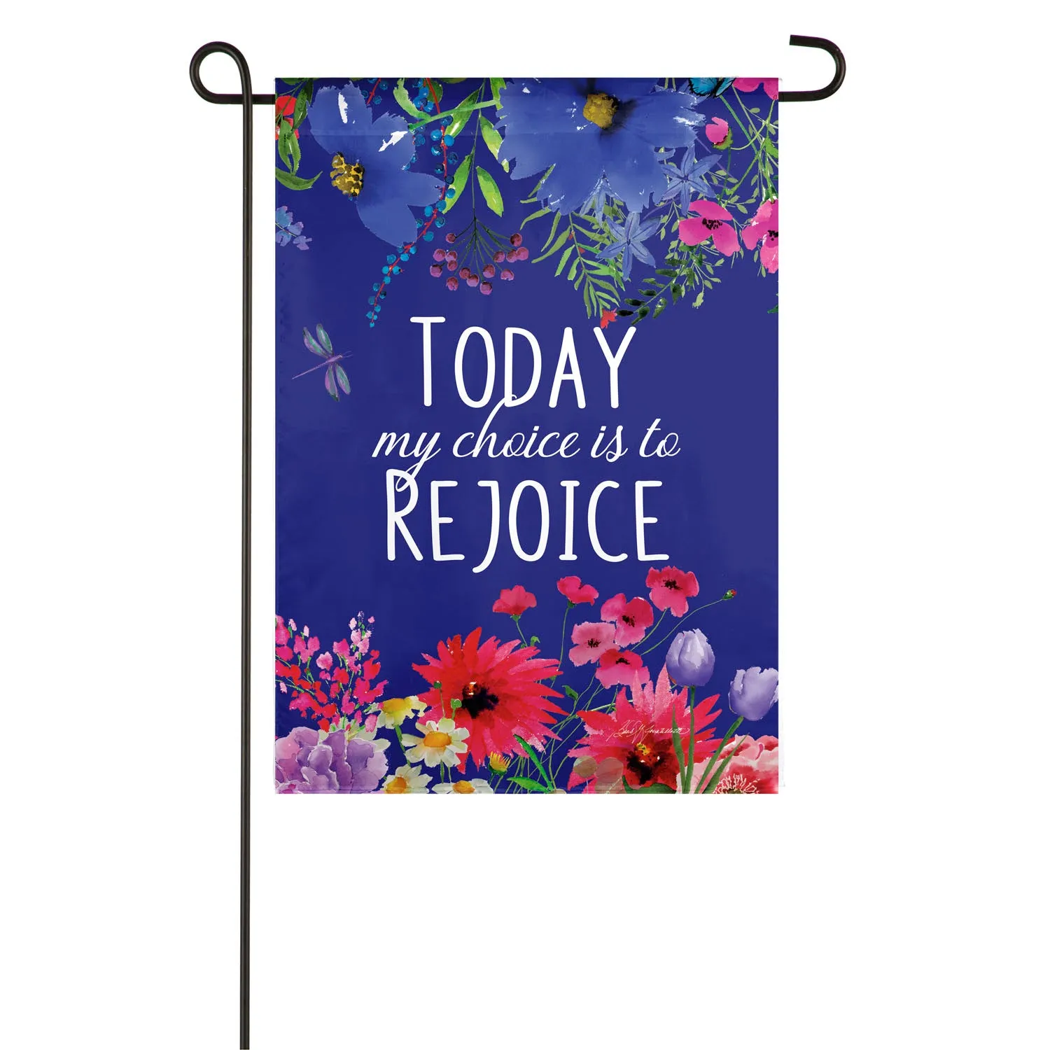 My Choice is to Rejoice Garden Suede Flag,14s9500