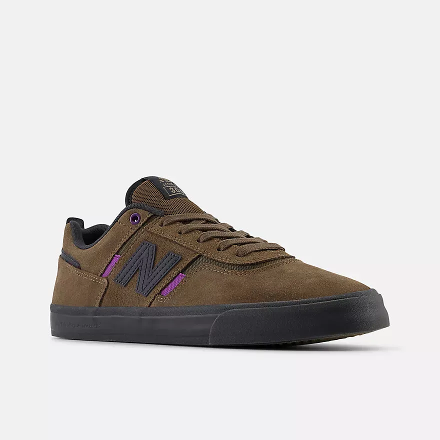 New Balance Numeric 306 Jamie Foy Skateboard Shoe - Brown With Purple