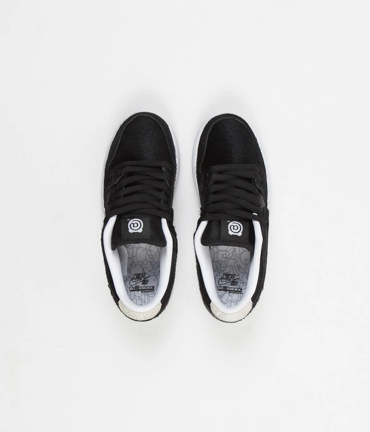 Nike SB Dunk Low Pro Medicom Preschool Shoes - Black / Black - White