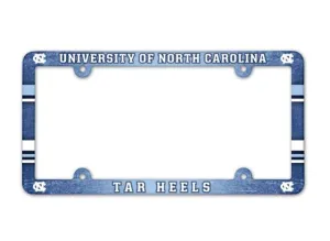North Carolina Tar Heels License Plate Frame - Full Color