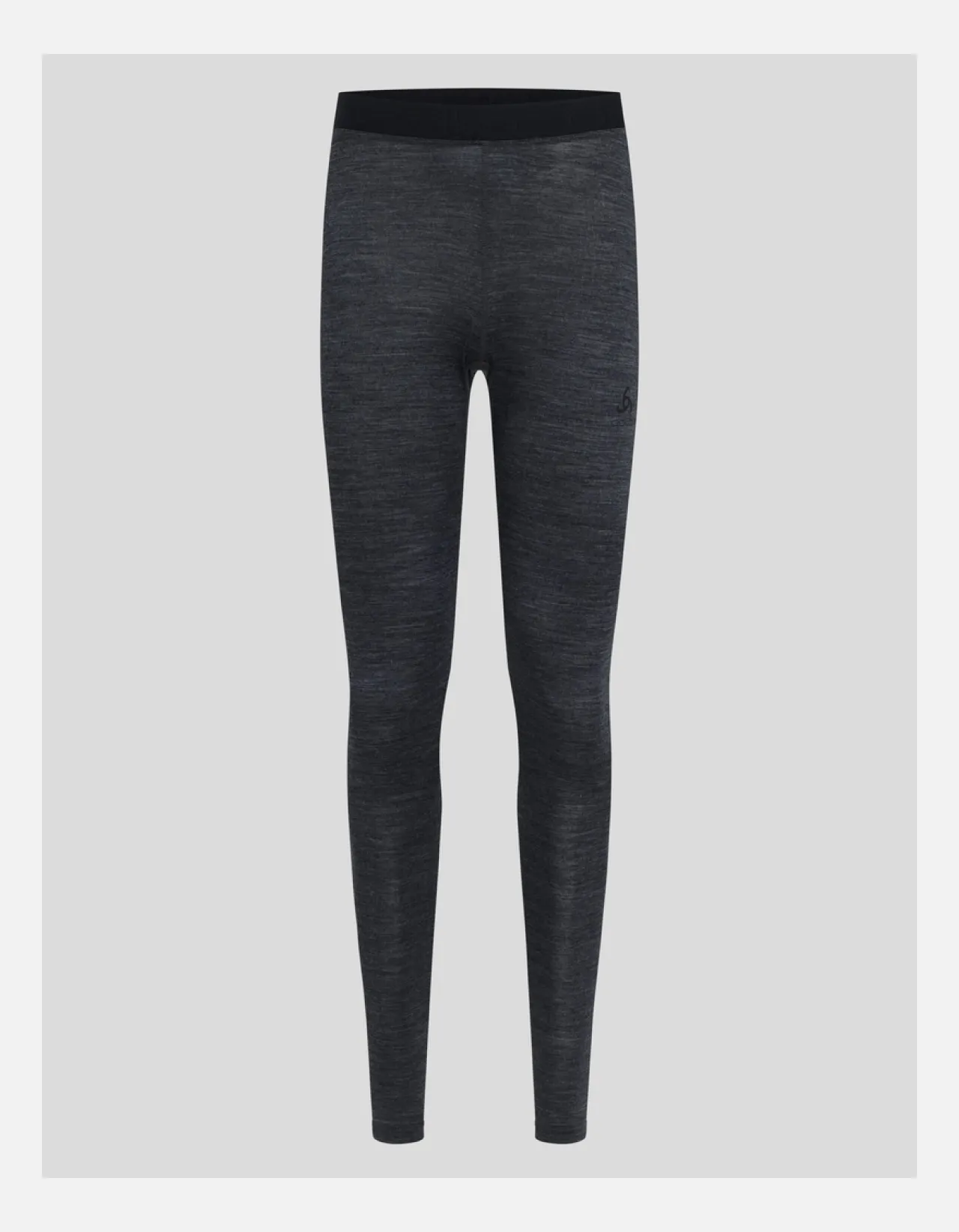 Odlo M Performance Wool 150 base layer bottoms, Dark Grey Melange