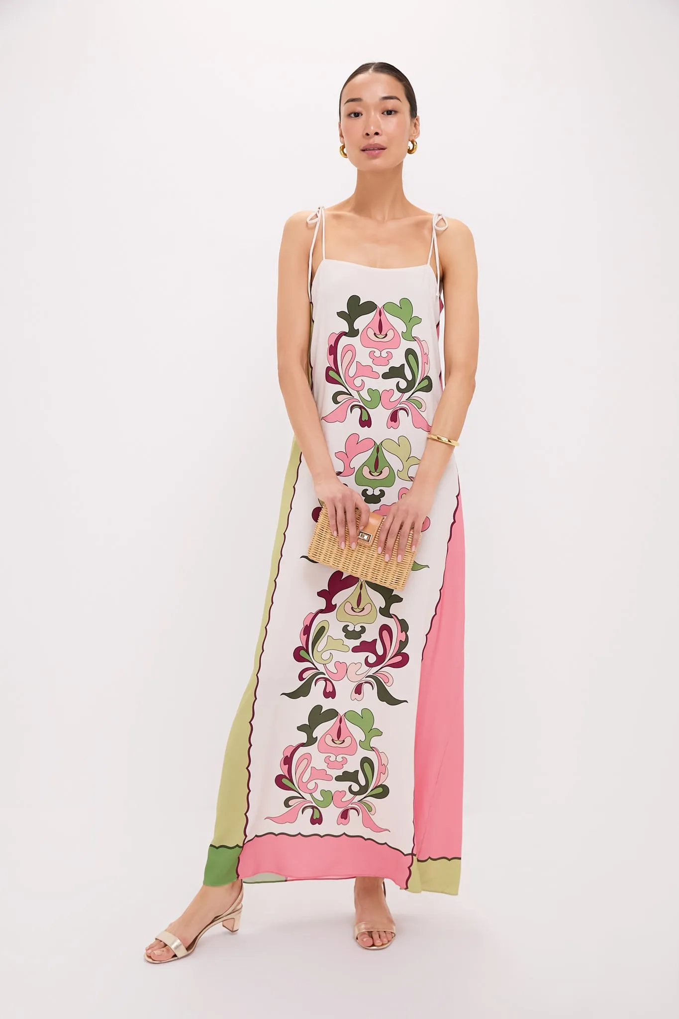 Off White Inamorata Straps Long Dress