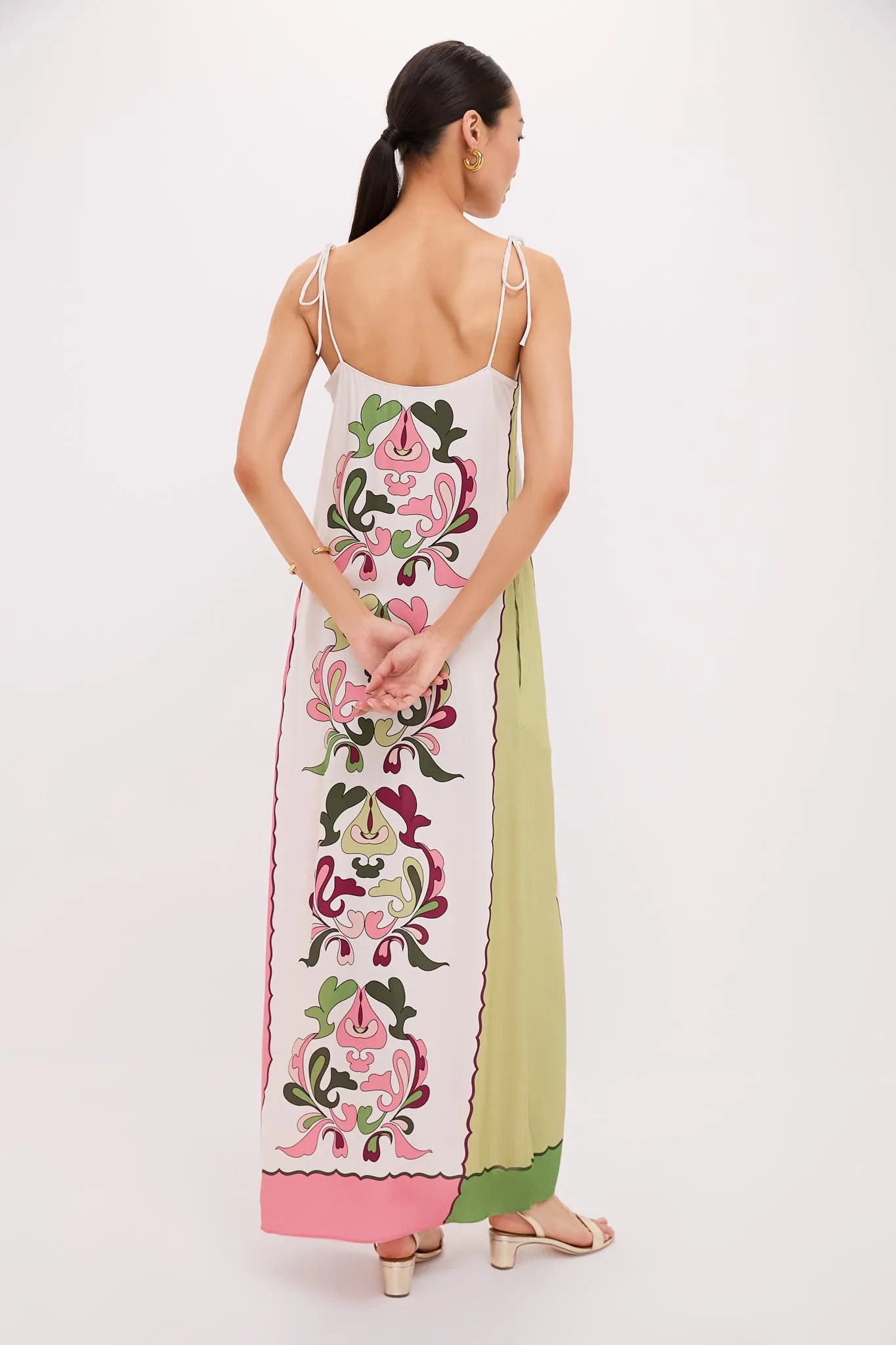 Off White Inamorata Straps Long Dress