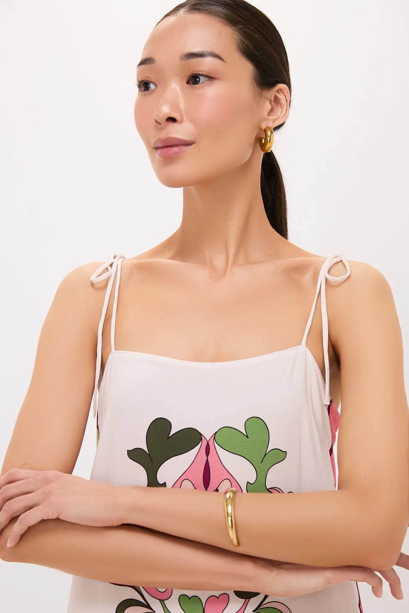 Off White Inamorata Straps Long Dress