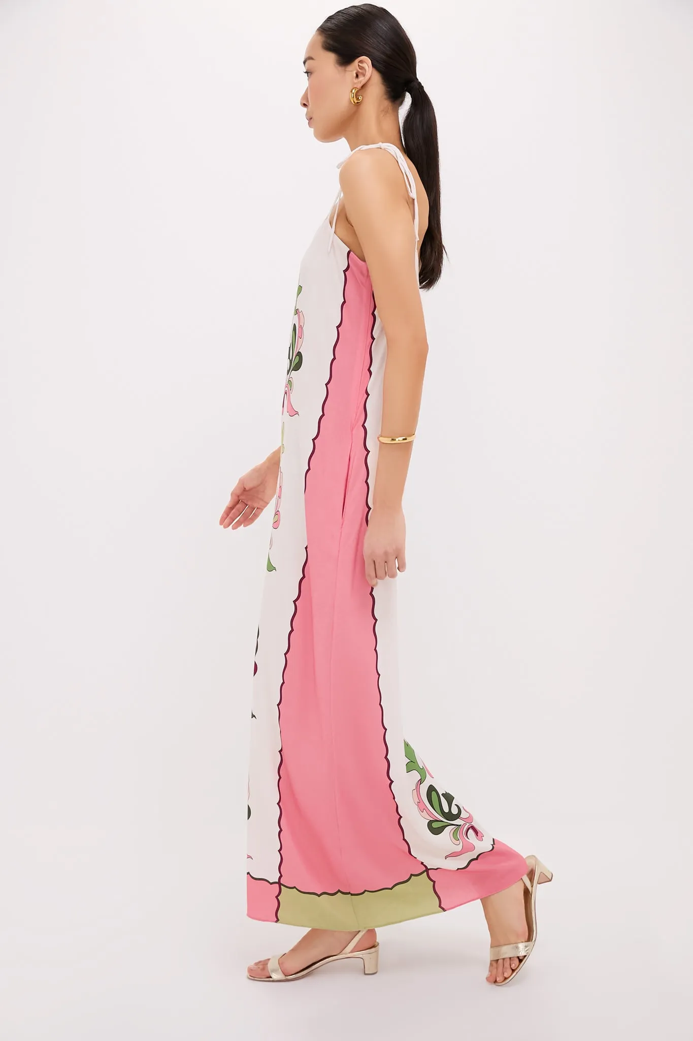 Off White Inamorata Straps Long Dress