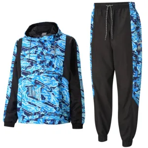 Olympique Marseille streetwear woven presentation tracksuit 2022 - Puma