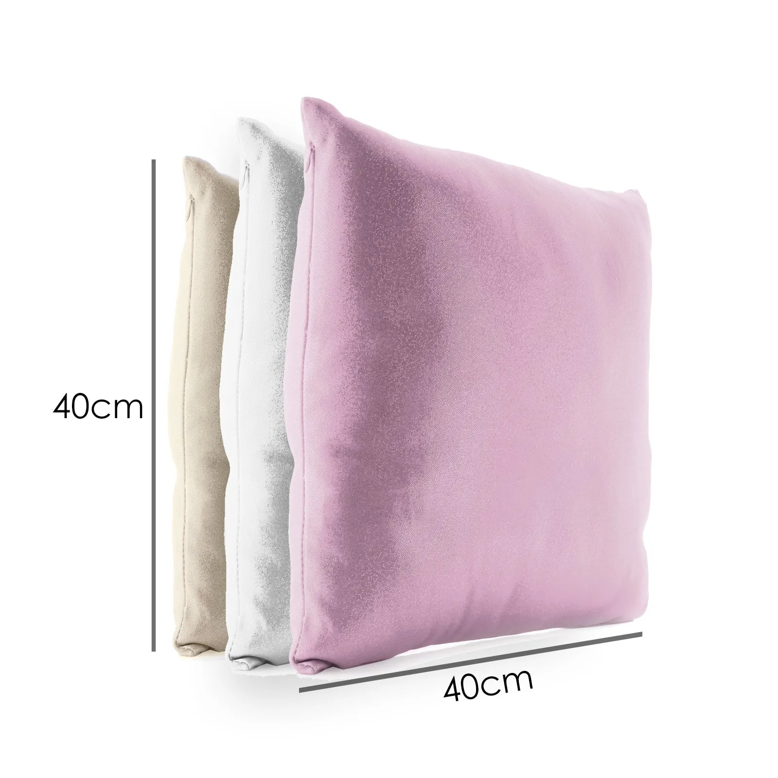 Personalised Glitter Cushion with Stylish Text and Floral MUM