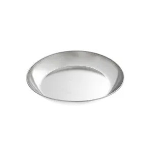 Plate 500 L 19 cm stainless steel