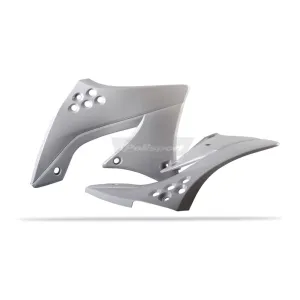 Polisport Radiator Scoops Kawasaki KX450F ('09-'11) - White