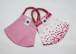 Pom Masks by Pomchies - Hearts / Solid Pink