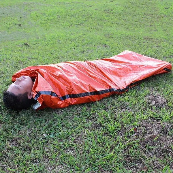 Portable Waterproof Reusable Emergency Foil Camping Hiking Survival Sleeping Bag