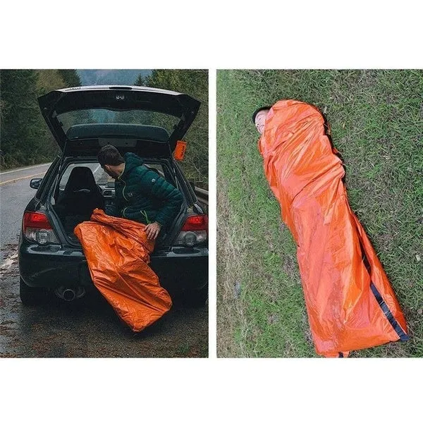 Portable Waterproof Reusable Emergency Foil Camping Hiking Survival Sleeping Bag