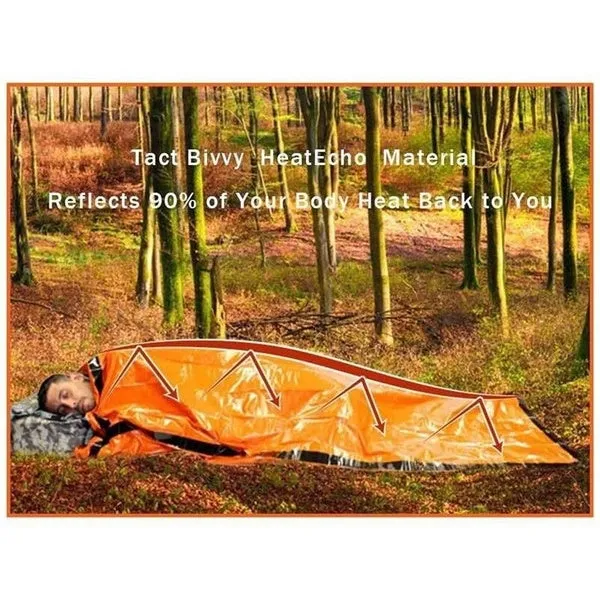 Portable Waterproof Reusable Emergency Foil Camping Hiking Survival Sleeping Bag