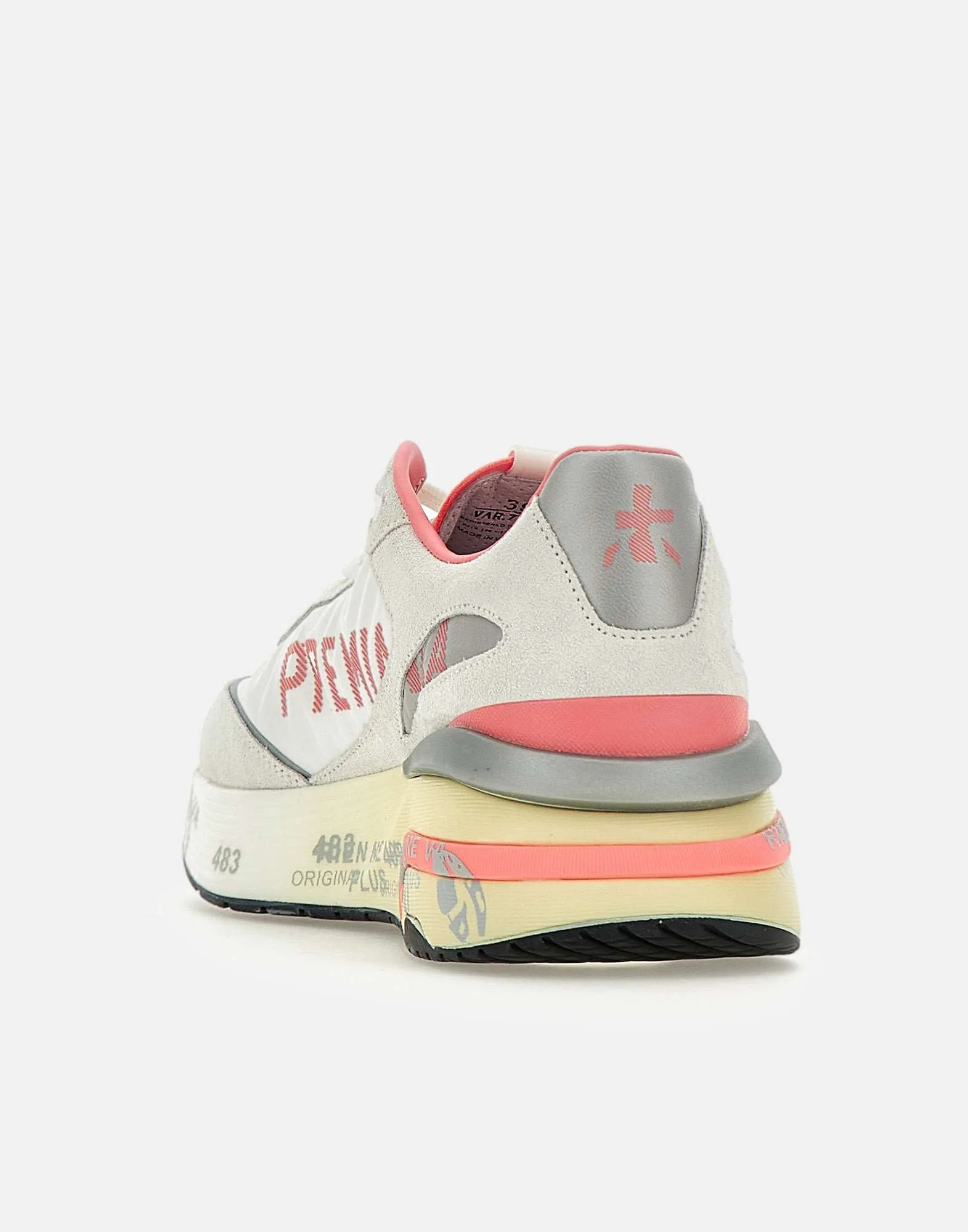 Premiata Moerund7467 White Pink Sneakers
