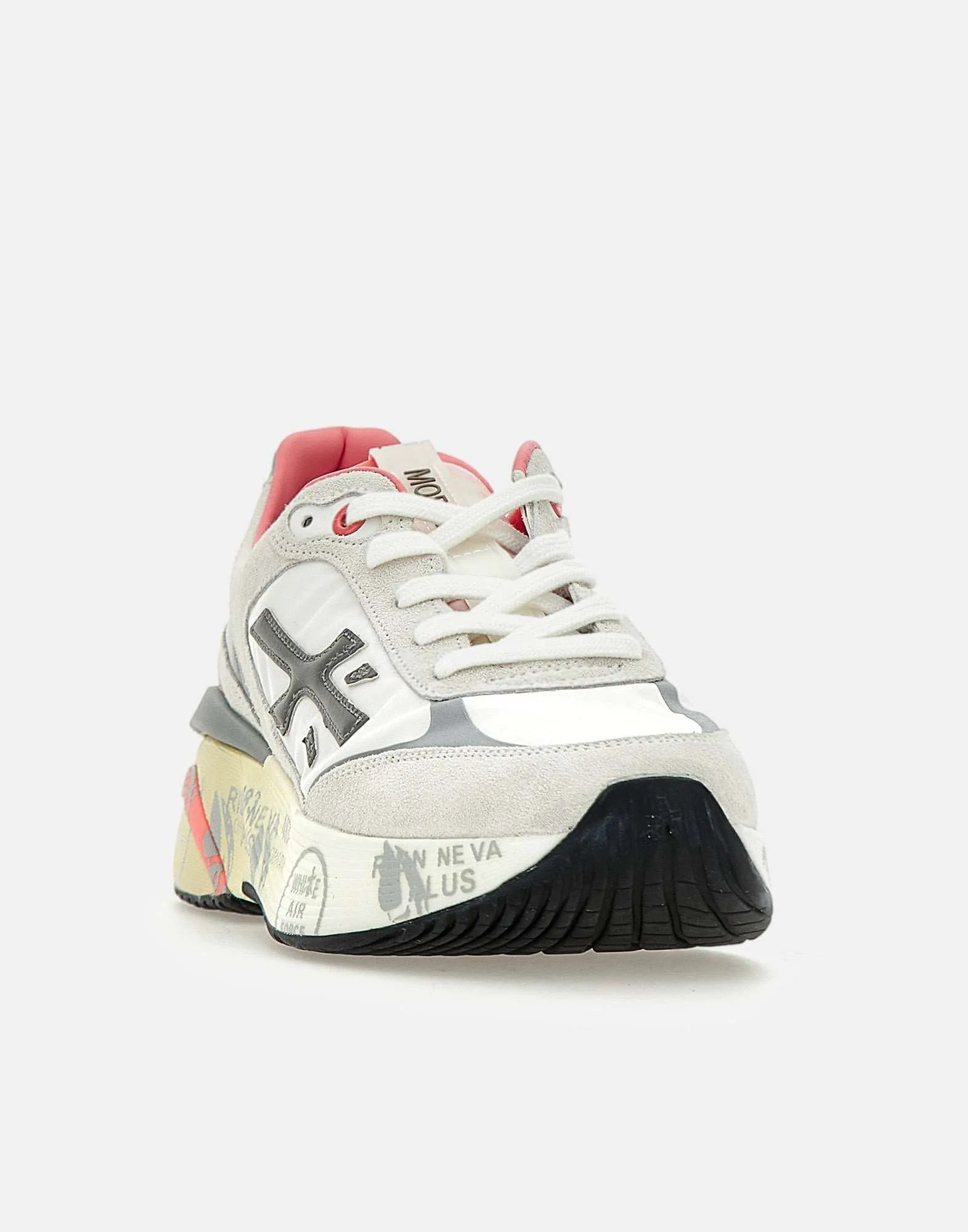 Premiata Moerund7467 White Pink Sneakers