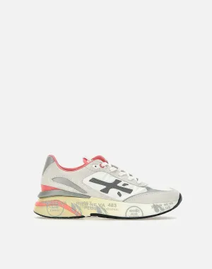 Premiata Moerund7467 White Pink Sneakers