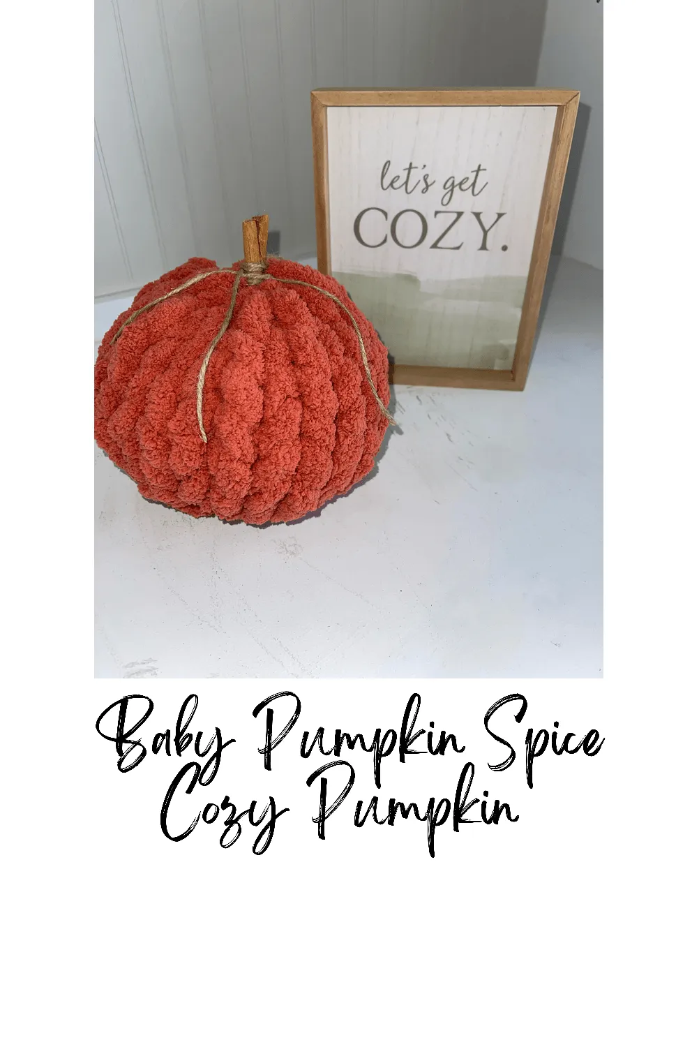 Pumpkin Spice Baby Cozy Pumpkin