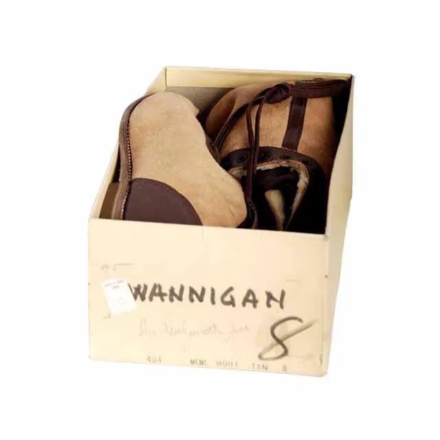 Rare Mens Vintage Sherpa Wanigan 2-Tone Boots 1940S 8 Never Worn