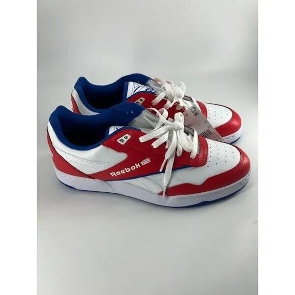 Reebok Unisex BB 4000 II Basketball Shoe White/Red/Vector Blue Size 10