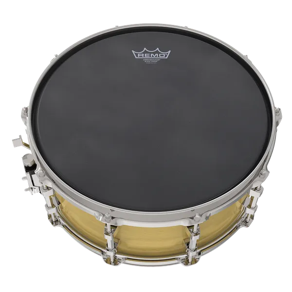 Remo 12" Ambassador Suede Black