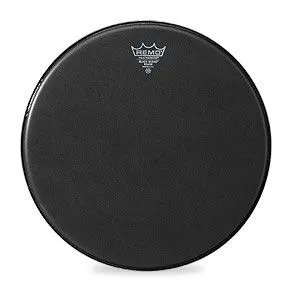 Remo-Pelle Ambassador Black Suede x Rullante 14"