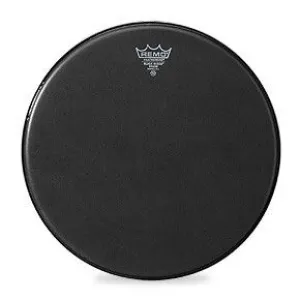 Remo-Pelle Ambassador Black Suede x Rullante 14"