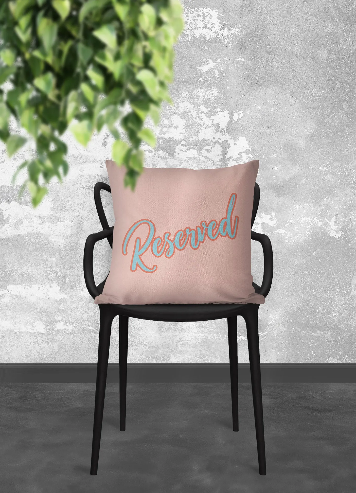 Reserved pillow in pink and blue, modern pillow, Interior decor, home decor pillow cover and insert, home accent pillow, housewarming